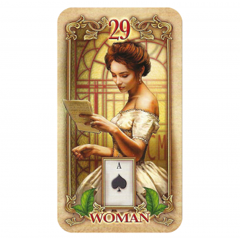 Lustrous Lenormand Oracle kortos Llewellyn